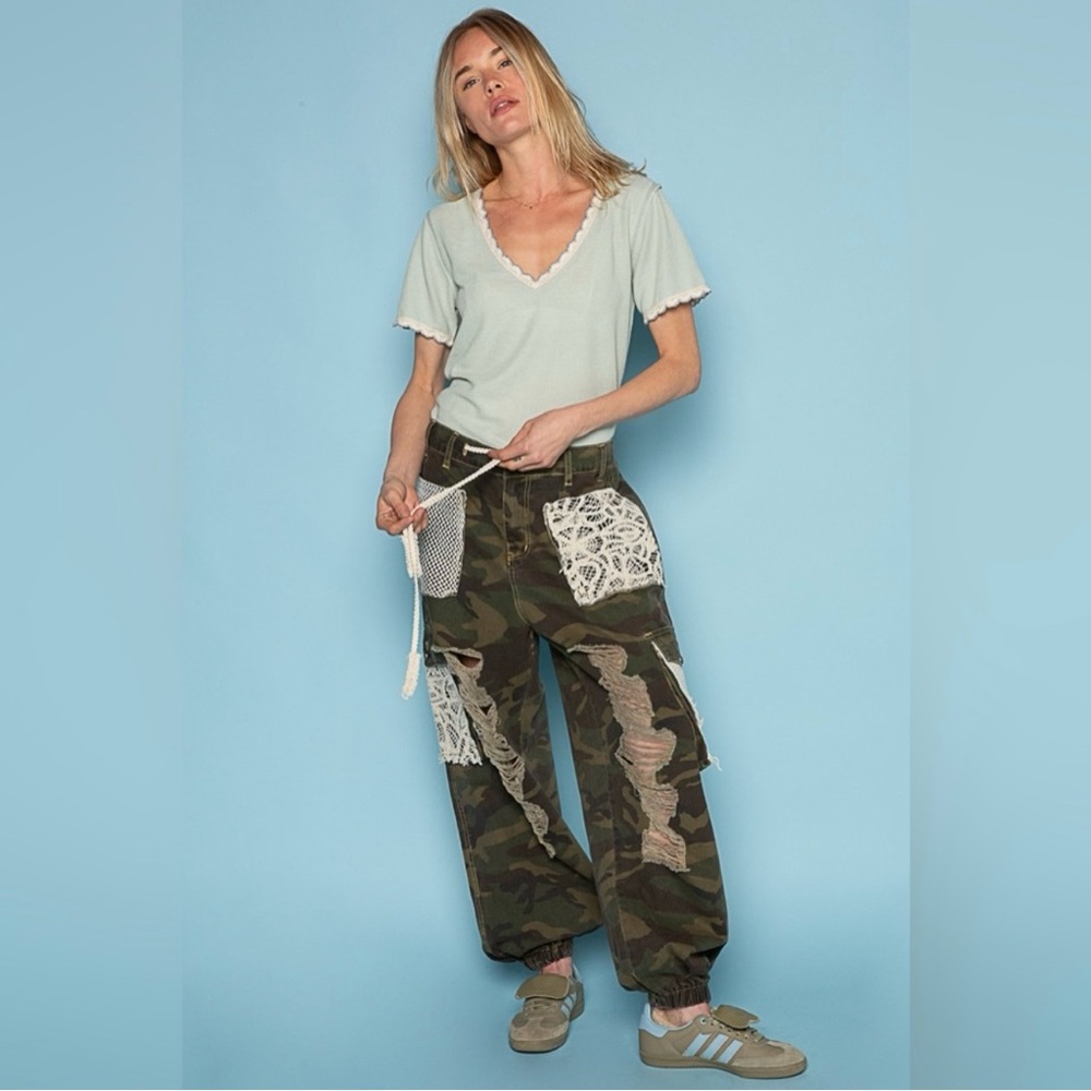 POL Camo Nomad Luxe Joggers Size Medium